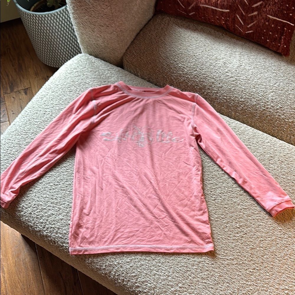 Youth Salt Life UV Coral 🪸 Pink Long Sleeve Shirt